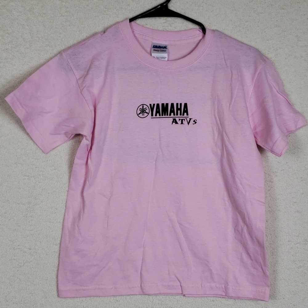 Girls pink Yamaha tshirt size medium